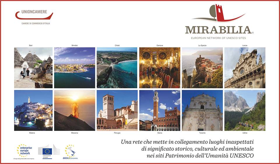 Rete di imprese “Mirabilia” per la promozione dei siti Unesco